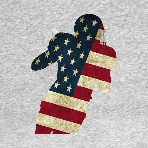 American Flag Gridiron Player by shellysom91